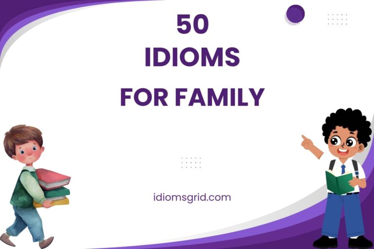 idioms for family
