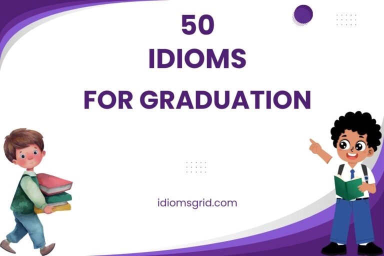 idioms for graduation