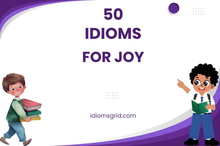 idioms for joy