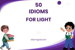 idioms for light