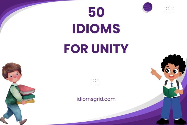 idioms for unity