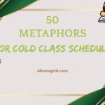 metaphors for cold class schedule
