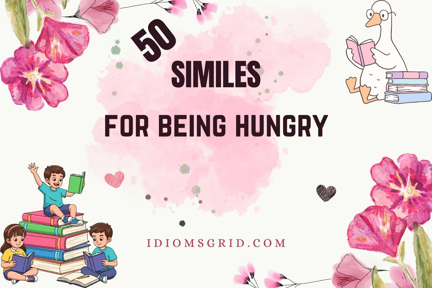 similes for being hungry