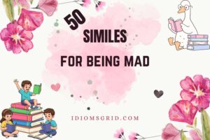 similes for being mad