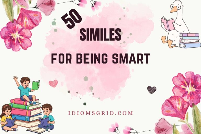 similes for being smart