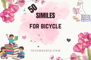 similes for bicycle