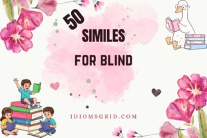similes for blind