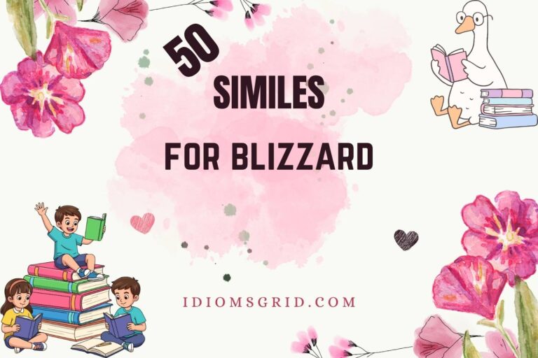 similes for blizzard